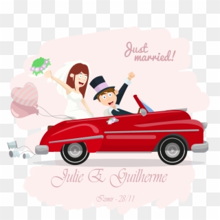 Wedding Invitation Wedding Photography Clip Art - Wedding Just Married Clipart - Png Download