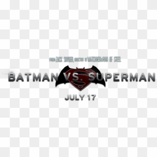 Versus Logo Png - Batman Vs Superman Title Png Clipart
