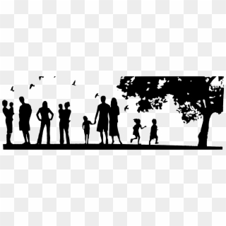 Silhouette Computer Icons Family Child Cdr - Family Reunion Silhouette Png Clipart