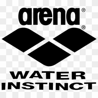 Arena Logo And Slogan Water Instinct - Arena Water Instinct Logo Clipart