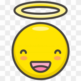 Smiling Face With Halo Emoji - Smile Clipart