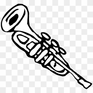 Clip Freeuse Christmas Music Clip Art Free Images Clipartix - Trumpet Clip Art - Png Download