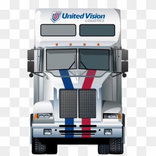 Uvl Brand Semi-truck - United Vision Logistics Clipart
