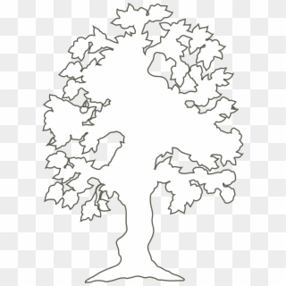 Silhouette Tree Of Life At Getdrawings - Trees Silhouette White Png Clipart