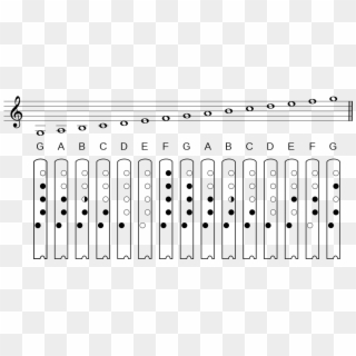 Danso Wikipedia - Bamboo Flute Finger Chart Clipart