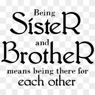 Brother N Sister Quotes, Hey Brother, I Love My Brother, - Sister And Brother Love Clipart