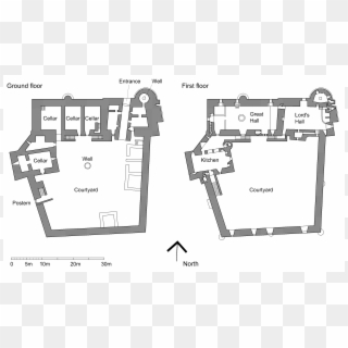 Doune Castle Plan - Doune Castle Floor Plan Clipart
