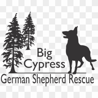 Save A German Shepherd - German Shepherd Silhouette Png Clipart