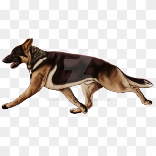 German Shepherd Logo Design - Old German Shepherd Dog Clipart