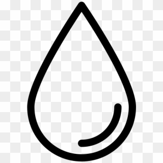 Raindrop Png - Water Drop Outline Png Clipart