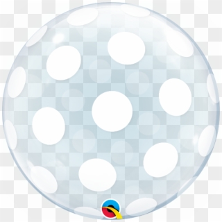 Big Polka Dots All Around Bubble Balloon - Qualatex Clipart