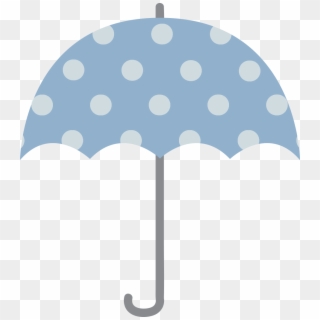 Polka Dot Umbrella Clip Art - Png Download