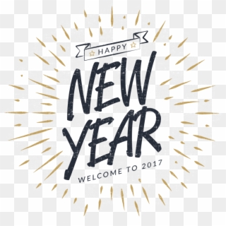 Happy New Year - Calligraphy Clipart