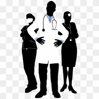 Png Freeuse Physician Photography Illustration Doctors - Nurse And Doctor Silhouette Clipart