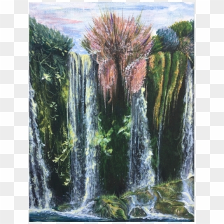 Ksoy02 Duden Waterfalls, Original Paintings, , Ksoy02 - Waterfall Clipart