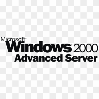 Microsoft Windows 2000 Advanced Server Logo Png Transparent - Windows 2000 Clipart