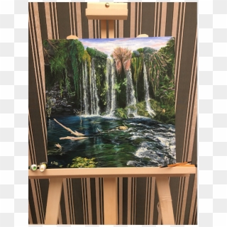Duden Waterfalls, Original Paintings, , Ksoy02 - Waterfall Clipart