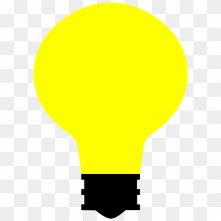 How To Set Use Simple Light Bulb Clipart - Illustration - Png Download