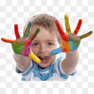Child Youth Paint Hands - Kid Development Clipart