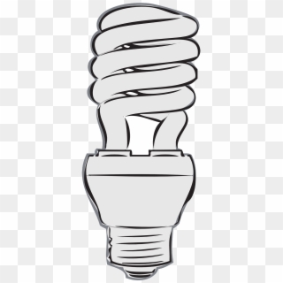 Download Free Printable Clipart And Coloring Pages - Clipart Fluorescent Light Bulb - Png Download