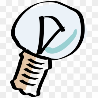 Clipart Bulb - Cartoon Light Bulb Off - Png Download
