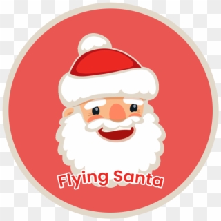 Flying Santa Flying Santa Flies All Your Favorite Christmas - Santa Claus Clipart