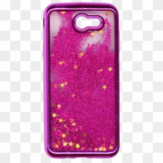 Samsung Galaxy J7 Mm Electroplated Glitter Case With Clipart