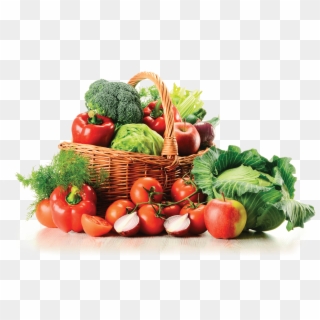 Basket Of Vegetables Clipart , Png Download - Assorted Fruits And Vegetables Transparent Png