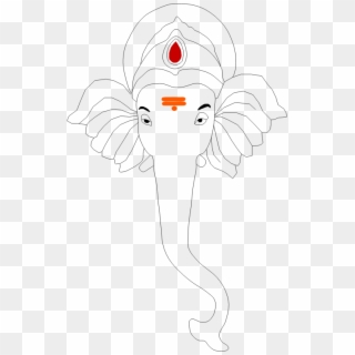 Clipart - Ganesh - Cartoon - Png Download