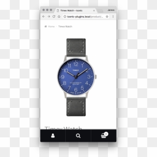 Woocommerce Product Configurator Works Well On All - Analog Watch Clipart