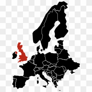 Europe Map Black Png Clipart