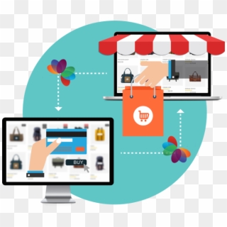 Fast U0026 Secure Portal Which Let You Focus On Sales - E Commerce Websites Development Banner Clipart