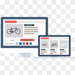 Ecommerce Website Development - Bike Clipart