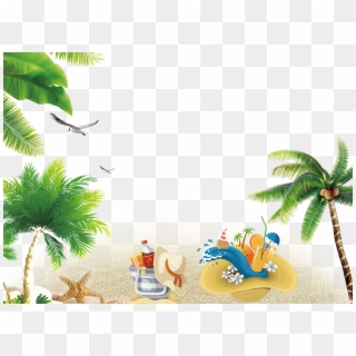 Resort Wallpaper Beach Summer Free Clipart Hd Clipart - Summer Beach Background Png Transparent Png
