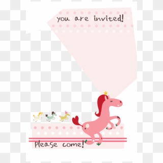 028 Free Mermaid Invitation Template Bday - Unicorn Template Of Birthday Invitation Clipart
