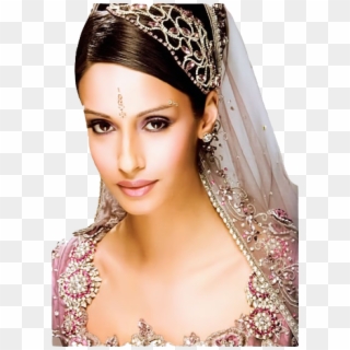 Indian Wedding Reception Hairstyle Hollywood Official - Indian Bride Hair Style With Veils Clipart