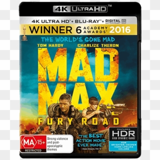 Fury Road 4k Ultra Hd Blu-ray - Mad Max: Fury Road Clipart