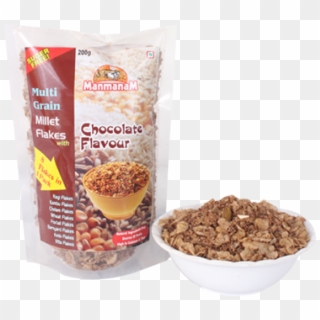 Millet Flakes Chocolate Flavour - Whole Grain Clipart