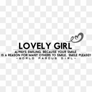 Picsart Text Png Hd For Girl , Png Download - Black-and-white Clipart