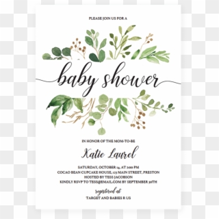 Baby Shower Invitation Free Template from cpng.pikpng.com