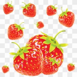 Realistic Strawberries Background, Fruits, Eat, Healthy Clipart