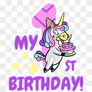 My First Birthday - Happy Birthday Card Designs Clipart