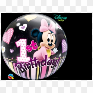 Minnie Mouse Happy First Birthday Clipart