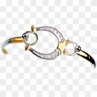 Two-toned Horseshoe Topper And Bracelet - Bracelet Clipart