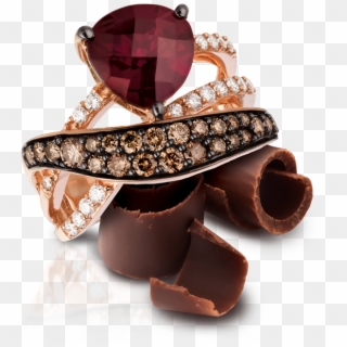 In Every Le Vian® Design, You See The Rarity And Cut - Chocolate Rings Jewellery Design Png Transparent Clipart
