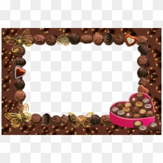 Clipart Frame Chocolate - Chocolate Frames Png Transparent Png