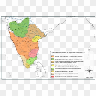 Jinji In India Map , Png Download - Berar On Political Map Of India Clipart