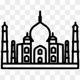 Taj Mahal Clipart Logo - Png Download