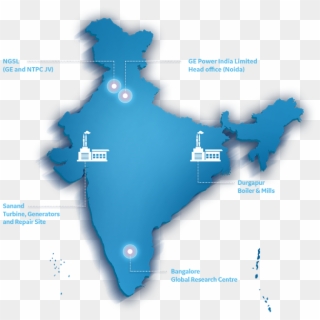 India Map - Map Clipart