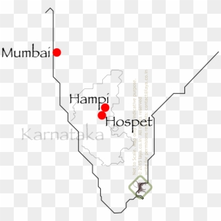 Mumbai And Hampi Location In India - Natural Shine Clipart